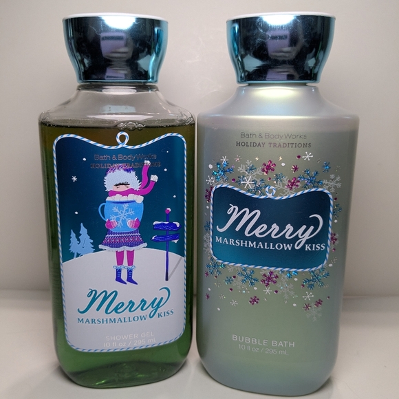 Merry Marshmallow Kiss Bath & Body Works Bundle - Picture 1 of 1